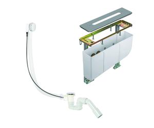 KLUDI ROTEXA Unité de montage sur bord de baignoire, gros oeuvre et finition Set complet pour robinetterie à quatre trous, 7878205-00