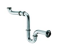 KLUDI Siphon à encombrement réduit G 1 1/4, chrome, 1025505-00