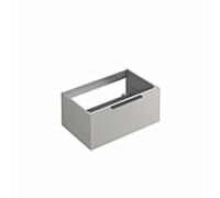 Kludi sous-vasque ICOS 50S80O2 mural, 80 x 50 x 35 cm, tourterelle clair mat