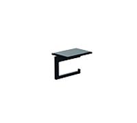 Kludi VELA C porte-papier toilette 3197139 avec étagère noir mat