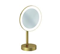 Kludi VELA R LED miroir cosmétique 58995N0F sur pied Or Brossé