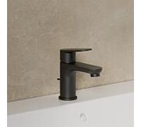 Kludi X1 75 mitigeur lavabo 322663975 avec garniture de vidage , noir mat