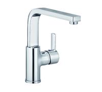 Kludi Mitigeur monocommandé ZENTA 420260575, pour lavabo 220 mm, bec pivotant, sans garniture, chrome