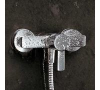 Kludi ZENTA Mitigeur monocommande de douche en applique, 388700575,