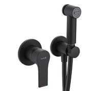Kludi Zenta SL mitigeur bidet avec kit de douche encastrée noir 489983965