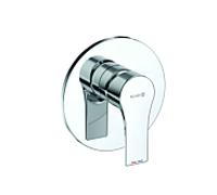 Kludi Mitigeur de douche Zenta SL 487550565 – raccord à encastrer, 28 l/min, chromé