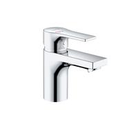 Kludi Zenta SL mitigeur lavabo 483890565WR4 sans garniture de vidange , position médiane eau froide, hauteur de sortie bord inférieur 75mm, chromé