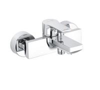 KLUDI ZENTA SL Mitigeur monocommandé pour bain et douche, montage mural, 486700565, Couleur: chrome