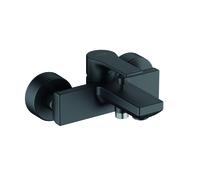 KLUDI ZENTA SL Mitigeur monocommandé pour bain et douche, montage mural, 486703965, Couleur: noir mat