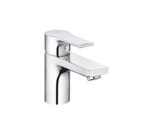 KLUDI ZENTA SL Mitigeur monocommandé pour lavabo, hauteur de bec 75mm, avec vidage PUSH-OPEN, chrome, 482660565