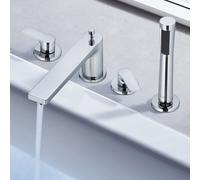 Kludi ZENTA SL Robinetterie sur gorge de baignoire avec mélangeur, 484240565,