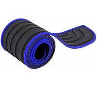 KLUEES Voiture Seuil Coffre ArrièRe Protection pour MG 3 Hybrid+ (MG3) 2024-2025,Anti Rayures Carrosserie Porte Seuil Bande,Voiture Pare Choc Protection Bande,104cm*9cm-C/BlackBlue