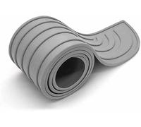 KLUEES Voiture Seuil Coffre ArrièRe Protection pour MG MG3 Full Hybrid 2024,Anti Rayures Carrosserie Porte Seuil Bande,Voiture Pare Choc Protection Bande,90cm*7cm-D/Grey