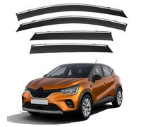 1 Jeu Voiture Déflecteurs d'air pour Renault Captur/Kaptur MK2-JB-JE 2019-2023 2024, Auto Fenêtre Latérale Pare-Soleil Pluie Déflecteur Gardes Accessoires