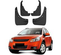 KLUFO 4 Pièces Voiture Bavettes pour Suzuki SX4 Hatchback 2007 2008 2009 2010 2011, Avant ArrièRe Splash Garde Boue Carrosserie Protection Accessoire