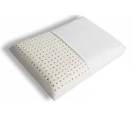 KLUFO Oreiller en Latex Biologique Queen Size - Oreiller Biologique pour Les dormeurs latéraux et Les dormeurs de Dos, Oreiller en Mousse de Latex pour Les douleurs au Cou et aux épaules,60×40×6cm
