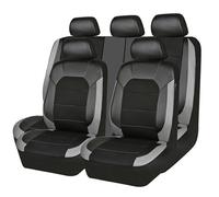 KLUFO Voiture Cuir Housse Siege pour VW CC T-ROC Golf 4 5 6 7 New Beetle Passat 2000-2023 2024, Protecteur de Siège Confortable Respirant ImperméAble Accessoire,Grey