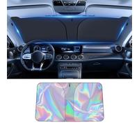 KLUFO Voiture Pare-Brise Pare-soleils pour Citroen DS3/DS3 Racing/DS3 Cabrio/DS4/DS5/DS3 Crossback/DS, Portable Coloré Anti-UV Parechaleur Accessoires Interieur Voiture