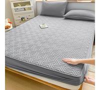 KLUOT Drap Housse 180 x 200 + 25 cm Percale de Coton Ultra Doux Haut de Gamme Spécial Matelas épais Bonnet jusqu'à 25 cm
