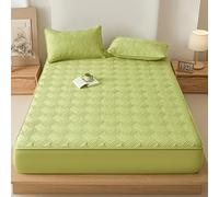 KLUOT Drap Housse 90 x 190 + 30 cm avec taie d'oreiller Drap élastique Doux et Confortable Alèse Imperméable et Micro Respirante Souple et Silencieux Lavable