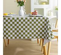 KLUOT Nappe 120x120cm Nappe Toile Cirée Nappe Imperméable Essuyable Nappe Ciree -Toile Ciree Rectangle