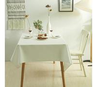 KLUOT Nappe 140 x 300 cm Nappe Toile Cirée Rectangulaire Nappe Imperméable Essuyable Nappe Ciree -Toile Ciree Rectangle