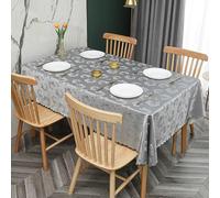 KLUOT Nappe 160 x 160 cm Nappe pour Table Rectangulaire, Nappe en PVC Facile à Nettoyer, Nappes Imperméables pour Table de Cuisine