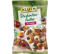 Kluth Aliments pour étudiants avec baies 150g mélange énergétique fruité aux noix