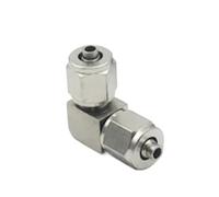 KLV/PV-4 6 8 10 12 14 16 MM cuivre nickelé rapide à tordre Angle droit pneumatique/Joint trachéal/coude Double connexion(PV-16mm)