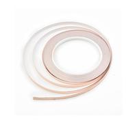 KLVN 3/5/6/8/10mm Copper Foil Tape 65FT Single Side Conduction Copper Foil Tape EMI Shielding Conductive Tape High Temperature Heat (Size : 10MM)