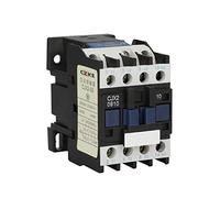 KLVN LC1 AC CJX2-0910 Contacteur 9A 3 Phases 3 pôles NO Tension de Bobine 380V 220V 110V 36V 24V 50/60Hz Din Rail Mounted 3P + 1NO Normal Open (Color : AC 220V)