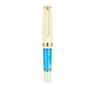 KLVN Mini stylo plume court en acrylique pour la calligraphie, l'écriture, fournitures scolaires (01, courbé (1 mm)
