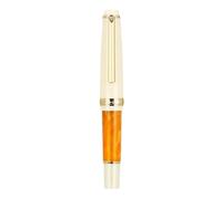 KLVN Mini stylo plume court en acrylique pour la calligraphie, l'écriture, fournitures scolaires (04, courbé (1 mm)