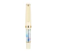 KLVN Mini stylo plume court en acrylique pour la calligraphie, l'écriture, fournitures scolaires (06, courbé (1 mm)