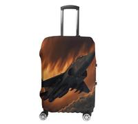 KLWQR A Fighter Jet Housse de bagage anti-poussière Housse de protection élastique pour valise de 48,3 à 81,3 cm, Style :, XL