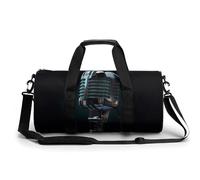 KLWQR An Old Sac de sport avec microphone pour homme et femme avec compartiment à chaussures, poche humide, 45 cm/22,9 cm/22,9 cm, style 9, style 9, 45 cm/22,9 cm/22,9 cm, Style-9, 17.7in/9in/9in