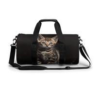 KLWQR Blue Eyes Cat Sac de sport pour homme et femme avec compartiment à chaussures, poche humide, 45 cm/22,9 cm/22,9 cm, style 13, style 13, 45 cm/22,9 cm/22,9 cm, Style 13, 17.7in/9in/9in