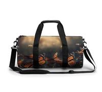 KLWQR Butterfly in The Sun Sac de sport pour homme et femme avec compartiment à chaussures, poche humide, 45 cm/22,9 cm/22,9 cm, style 44, style 44, 45 cm/22,9 cm/22,9 cm, Style 44, 17.7in/9in/9in