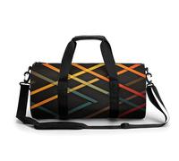 KLWQR Crossed Lines Sac de sport pour homme et femme avec compartiment à chaussures, poche humide, 45 cm/22,9 cm/22,9 cm, style, 45 cm/22,9 cm/22,9 cm, Style :, 17.7in/9in/9in