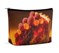 KLWQR Délicieuse trousse de maquillage alimentaire pour sac à main, trousse de maquillage étanche avec fermeture éclair, trousse de toilette de voyage pour femmes, style, taille unique, Style :,