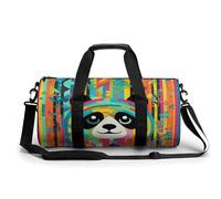 KLWQR Doodle Panda Avatar Sac de sport pour homme et femme avec compartiment à chaussures, poche humide, 45 cm/22,9 cm/22,9 cm, style 8, style 8, 45 cm/22,9 cm/22,9 cm, Style-8, 17.7in/9in/9in