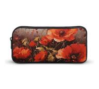 KLWQR Grande trousse à crayons avec fermeture éclair pour pièces de monnaie, maquillage, maquillage, voyage, Style :, 22*12*5cm
