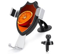 KLWQR Half an Support de téléphone de voiture mains libres antidérapant ultra stable pour voiture universel compatible avec la plupart des téléphones portables Orange