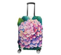 KLWQR Housse de bagage à l'aquarelle hortensia anti-poussière - Housse de protection élastique pour valise de 48,3 à 81,3 cm, Style :, S