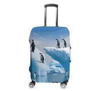 KLWQR Housse de bagage Penguins On The Iceberg - Anti-poussière - Housse de protection élastique pour valise de voyage - Convient aux bagages de 48 à 81 cm, Style :, XL