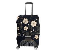 KLWQR Housse de protection décorative anti-poussière pour valise de voyage élastique pour bagages de 48,3 à 81,3 cm, Style :, XL