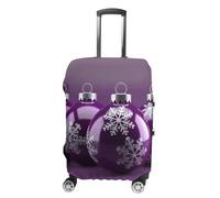KLWQR Housse de protection élastique pour valise de voyage avec boule de Noël Violet 48,3 à 81,3 cm, Style :, XL