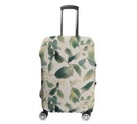 KLWQR Housse de protection élastique pour valise de voyage avec feuilles d'eucalyptus vert sauge pour bagages de 48,3 à 81,3 cm, Style :, XL
