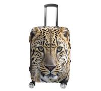 KLWQR Housse de protection élastique pour valise de voyage avec motif léopard africain pour bagages de 48,3 à 81,3 cm, Style :, M