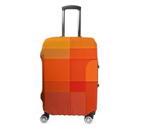 KLWQR Housse de protection élastique pour valises de voyage Orange et gris - Pour bagages de 48,3 à 81,3 cm, Style :, XL
